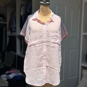 Cloth & Stone shortsleeved button up